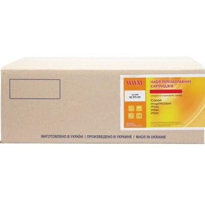 Комплект перезаправляемых картриджей WWM Canon iPF830 (RC.PFI-707) Винница - изображение 1