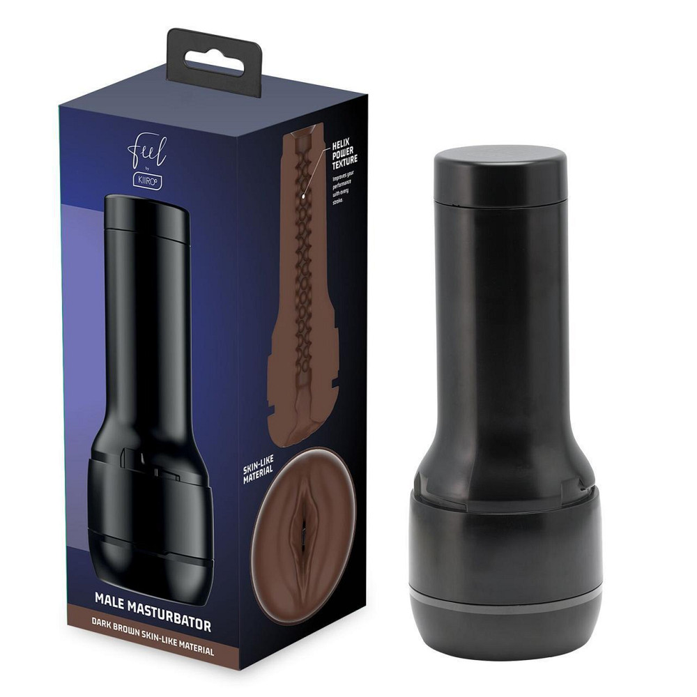 Мастурбатор-вагіна Kiiroo Feel Stroker Dark Brown для секс-машини Kiiroo Keon Sex Aura Київ - фото 3