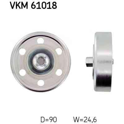 Ролик натяжителя ремня SKF VKM 61018 Винница