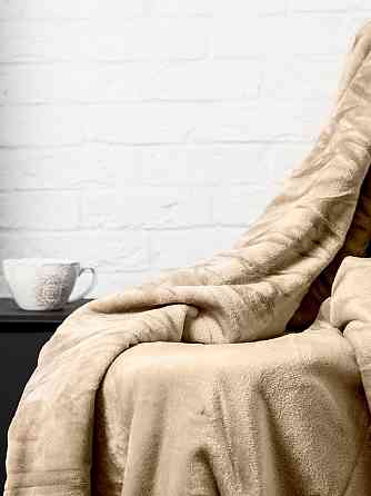 Ecotton Плед Ecotton 220х240 см із мікрофібри Well Soft темно-бежевий (Beige) Коломия