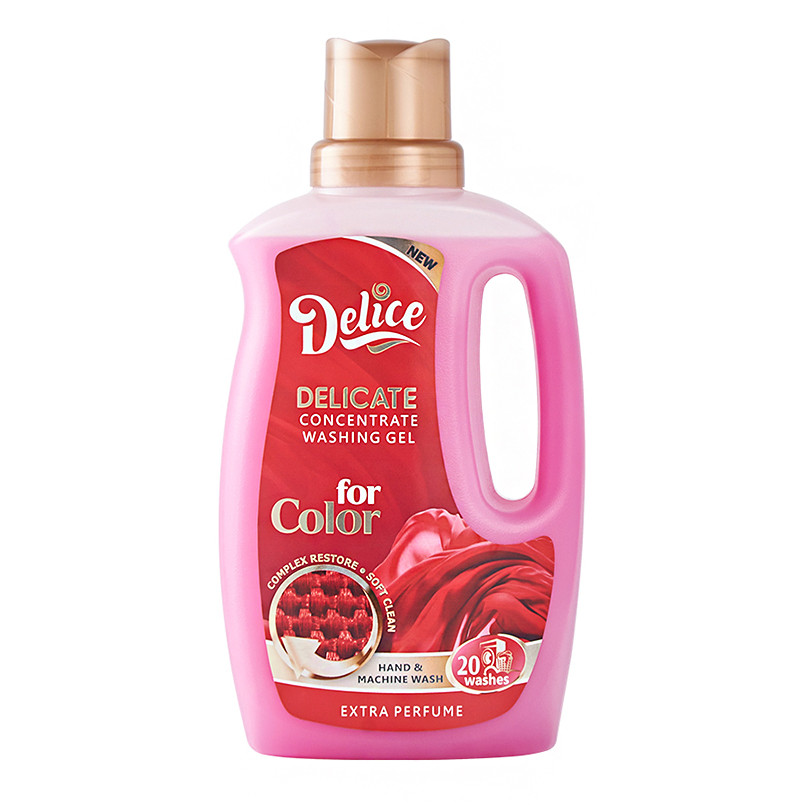 Гель для стирки Delice для цветных вещей 1л Львов - изображение 1