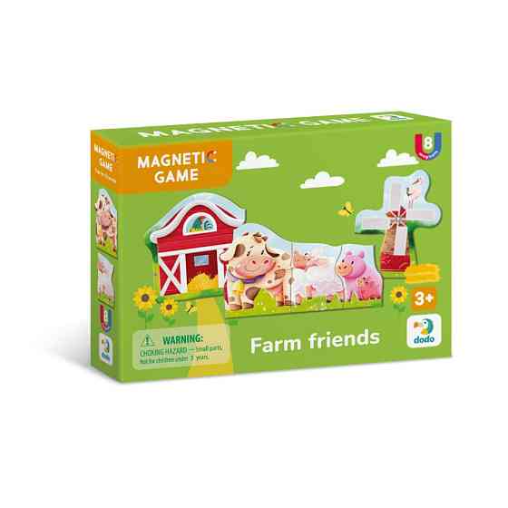 Дитяча магнітна гра "Друзі з ферми" 200255, 8 елементів Вінниця