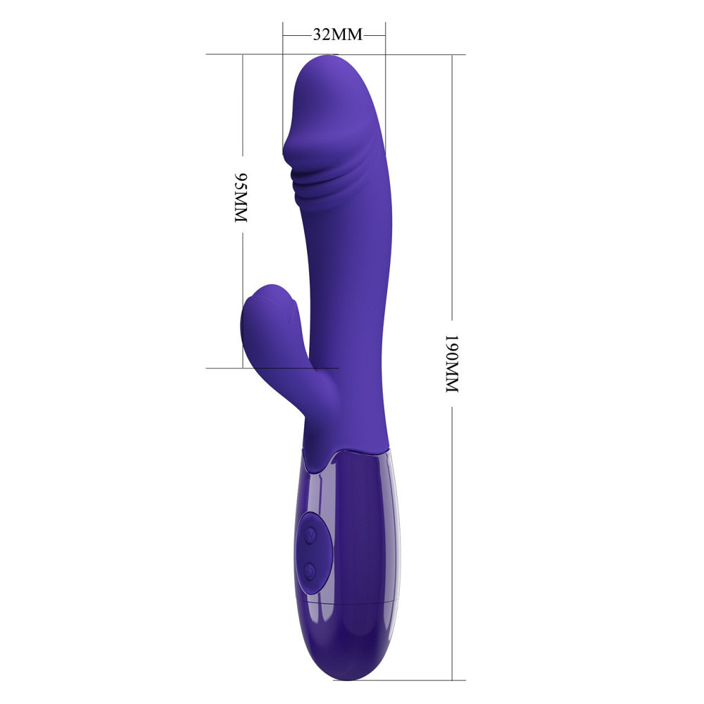 Вібратор - Pretty Love Snappy Vibrator Blue Sex Aura Київ - фото 8