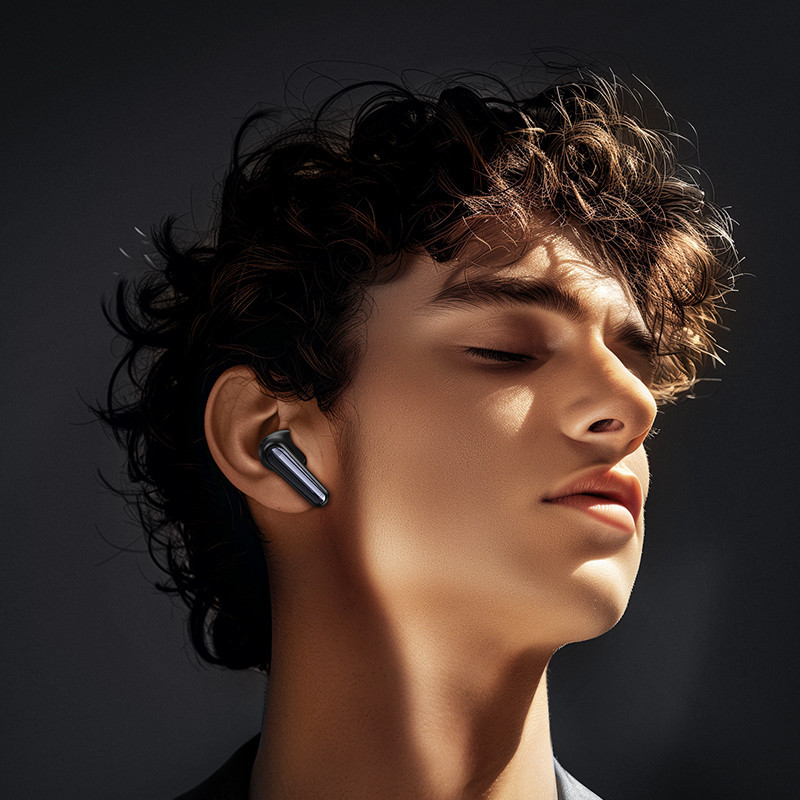 Бездротові навушники HOCO EQ23 Plus Duke Ⅱ з ANC та ENC чорні Київ - фото 3