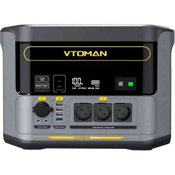 Зарядна станція Vtoman FlashSpeed 1000 PB-85 1000W 828Wh (FlashSpeed 1000) Киев