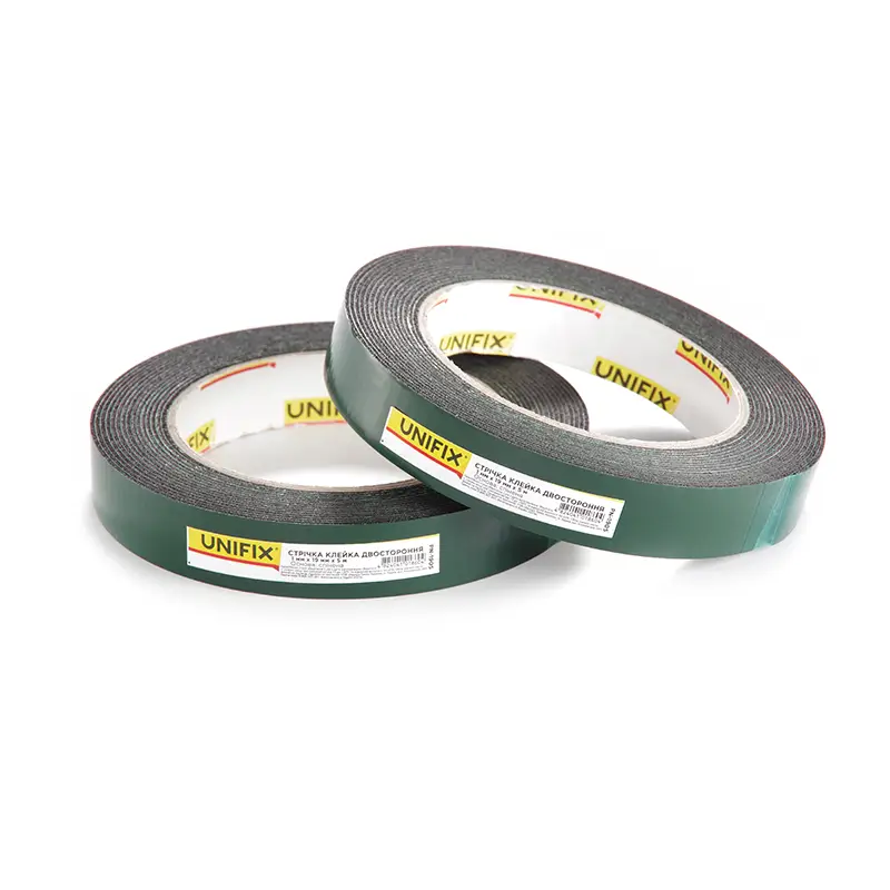Скотч двухсторонній на спіненій основі 19мм*5м чорний Харків - фото 1
