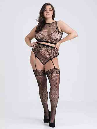 Ажурный комплект Fifty Shades of Grey Captivate Plus Size Black Sex Aura Киев