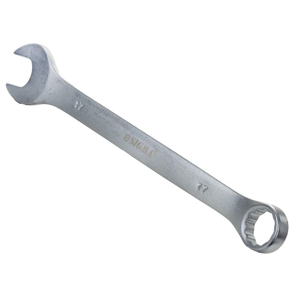 Ключ рожково-накидный 17мм CrV satine SIGMA (6021171) Ровно - изображение 5