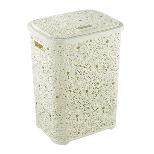 Кошик для білизни 67л бежевий Ажур ELIF Житомир