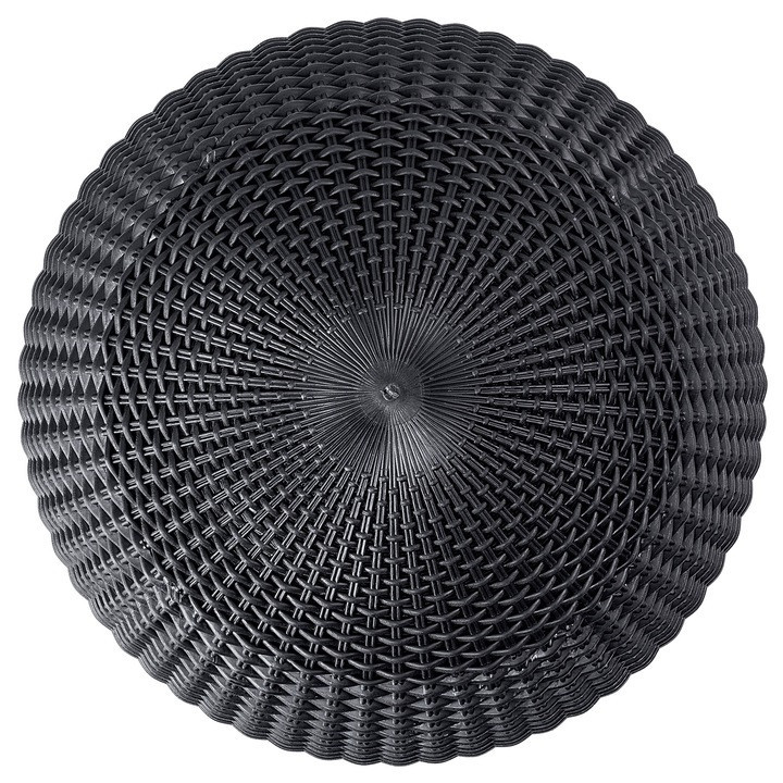 Горшок для растений Keter Rattan hanging sphere с цепками подвесной, антрацит, 8,6 л Киев - изображение 9