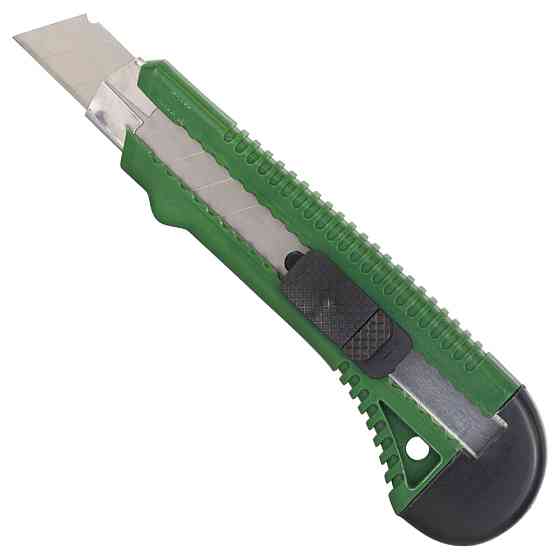 Grad Нож сегментный лезвие 18мм корпус пластиковый автоматический замок (усиленный) GRAD (82153 Коломия