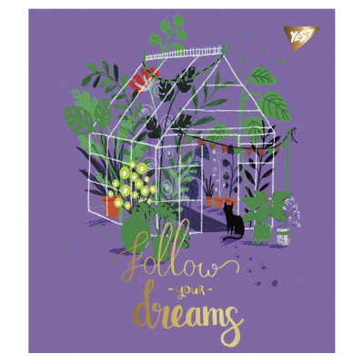 Зошит Yes А5 Follow your dreams 48 аркушів клітинка (766872) Вінниця - фото 4