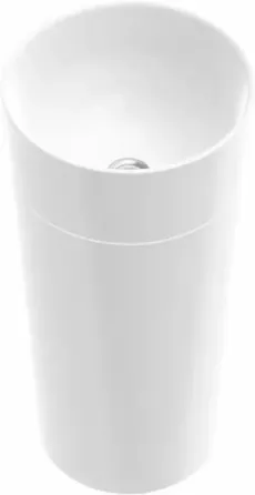 Раковина  Marmorin Duo S 380x380x850 z białym postumentem PU536090380 Киев