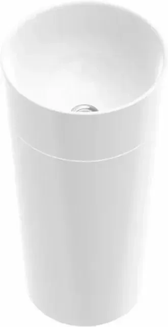 Раковина  Marmorin Duo S 380x380x850 z białym postumentem PU536090380 Київ - фото 1