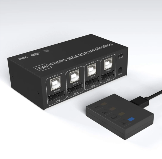 KVM перемикач 4шт DisplayPort 1.2 Луцк
