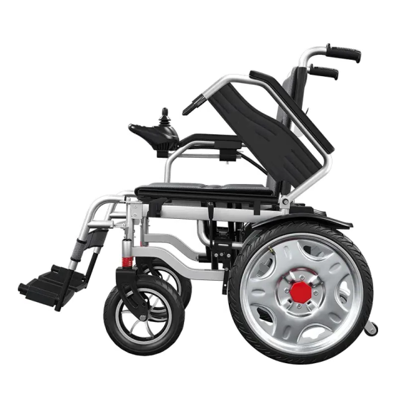 Складаний позашляховий електричний інвалідний візок з підвищеною вантажопідйомністю MIRID D810 Дніпро