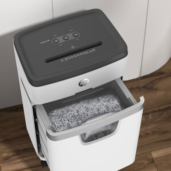 Знищувач документів HP OneShred 12MC, A4, 80g х 12 листів, 2*15, 25 л (2806) Київ - фото 8