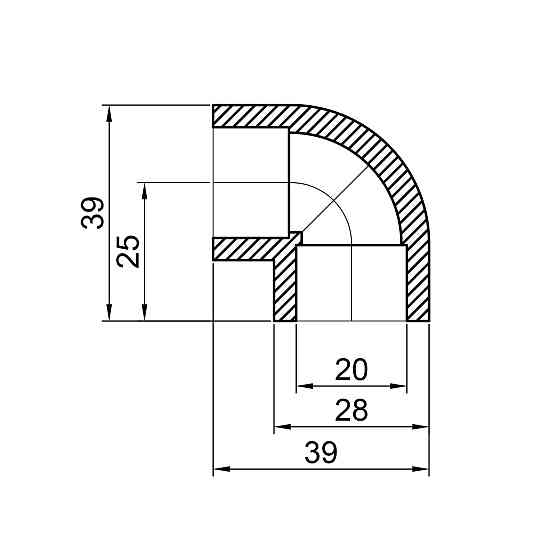 Куточок PPR Thermo Alliance 20, 90° Київ