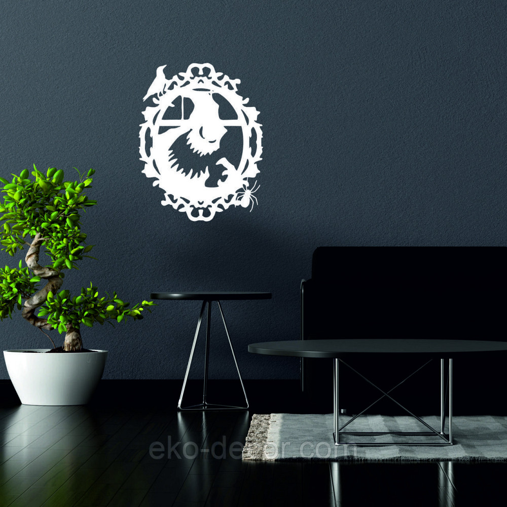 Декоративное настенное Панно «Монстр. Хэллоуин.», Декор на стену 110*86 см, Белый Киев - изображение 5