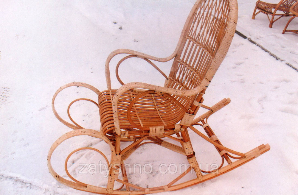 Качалка из лозы на полозьях Киев - изображение 1