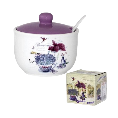 Цукорниця Прованс з ложкою 450мл d11см/h7см 2242-6 S&T Житомир - изображение 1