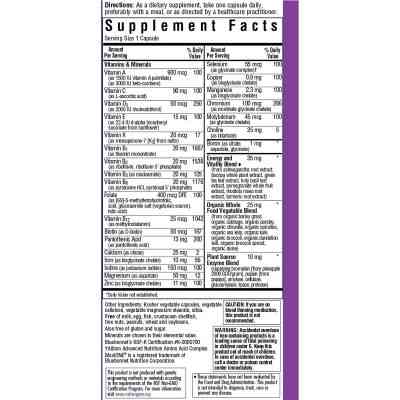 Мультивитамин Bluebonnet Nutrition Мультивитамины c железом, MAXI ONE With Iron, 30 вегетариан (BLB0110) Винница