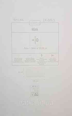 Шпалери вініл на флізеліні гарячого тиснення DU&KA Him 1.06х10 однотон тонкі смужки чорні графіті з глянцем Київ