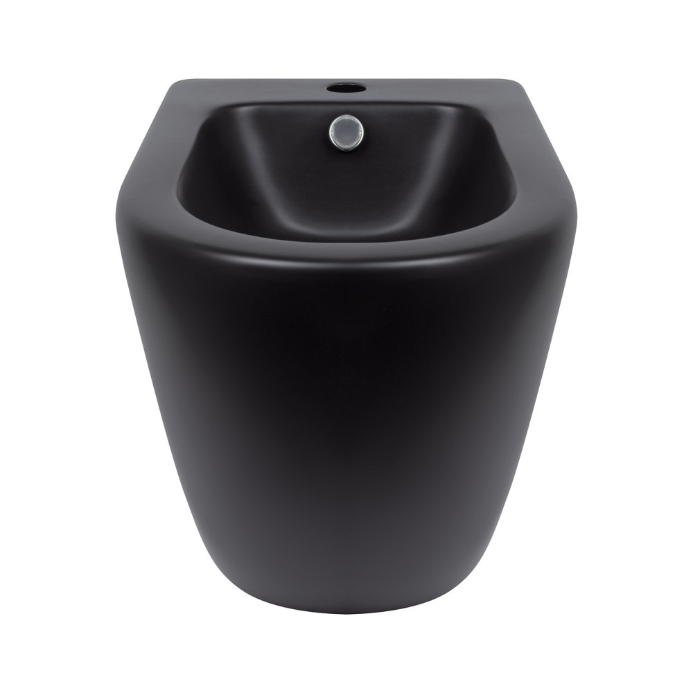 Біде підлогове Qtap Robin 565x360x405 Matt black QT13442141CMB Київ - фото 3
