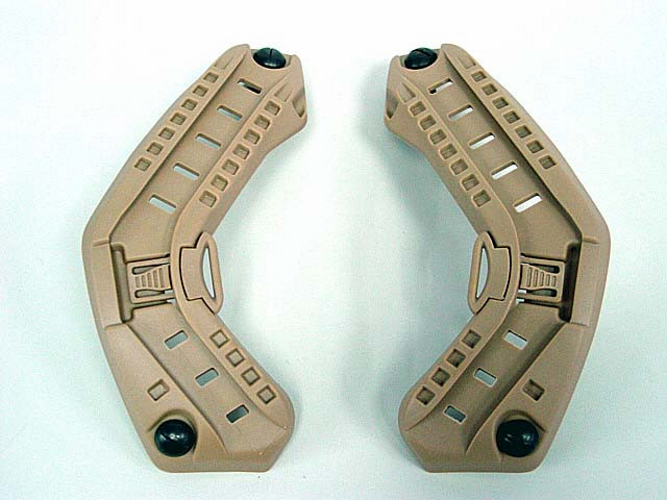 Рельсовое крепление на шлем каску FAST Планка Койот Винница - изображение 7