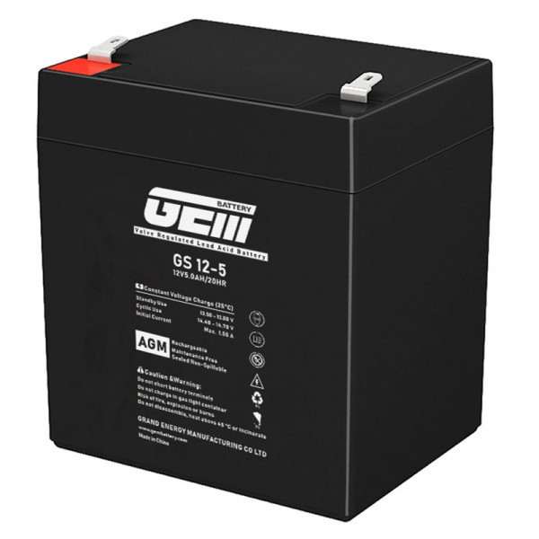 Акумуляторна батарея GEM Battery 12V, 5.0A (GS 12-5) Киев - изображение 1
