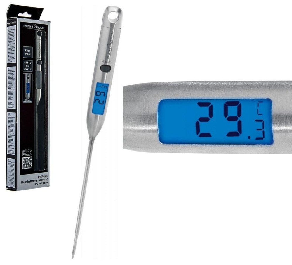 Цифровой кухонный термометр с ЖК-дисплеем для еды Profi Cook PC-DHT (1039) Нововолынск - изображение 1