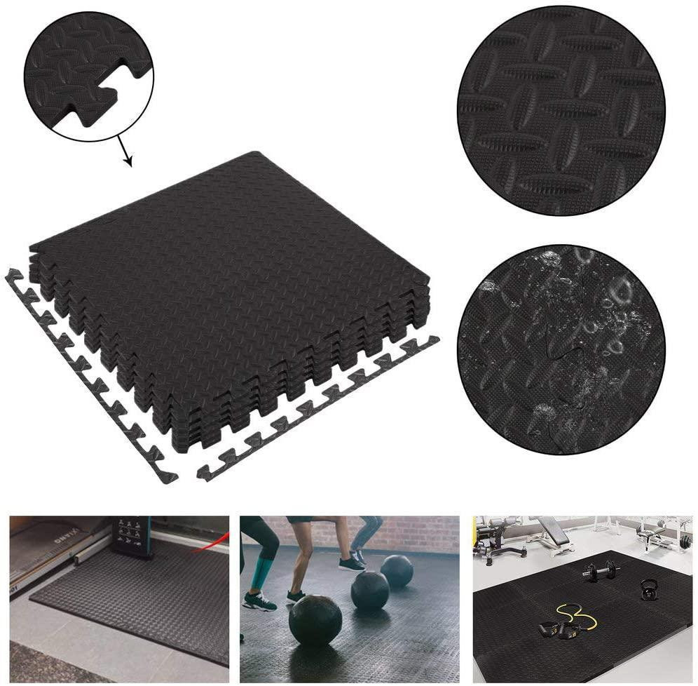 Комплект захисного покриття мат-пазл 1.9 см 60х60 см 4 частини Спортивні покриття Київ - фото 3