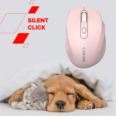 Мышка Canyon OnClick 20 Wireless Pink (CNE-CMSW20P) Винница - изображение 10
