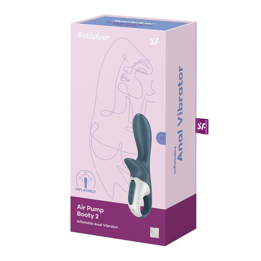 Анальний вібратор надувний Satisfyer Air Pump Booty 2 Sex Aura Київ - фото 5