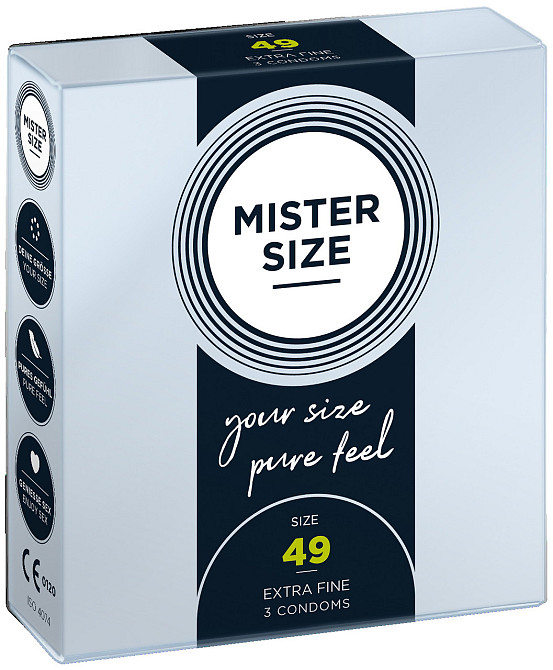 Презервативы Mister Size 49 mm (3шт) Sex Aura Киев - изображение 3