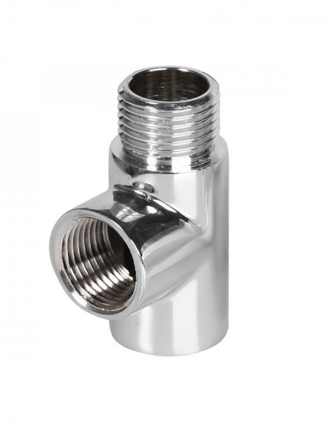 Трійник NAVIN для підключення ТЕНа, 1/2", хром Київ - фото 3