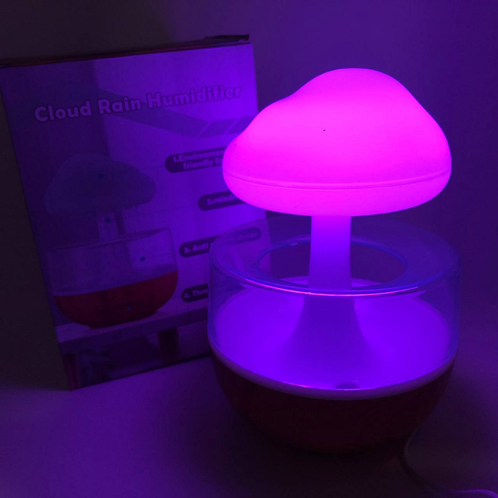 Увлажнитель воздуха с функцией ароматизатора Cloud Rain Humidifier, Ароматический диффузор-увлажнитель QF-77 Львов - изображение 9