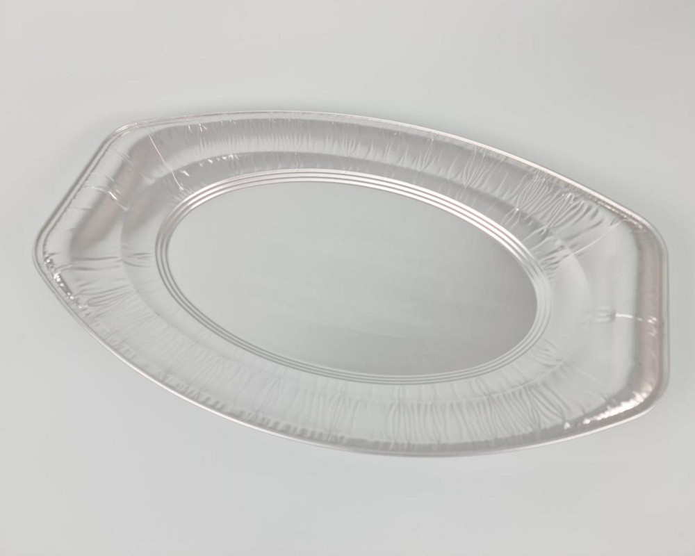 Круглий, пещевой, алюмінієвий піднос 2150мл V55G 10шт (1 пачка) Харків - фото 2