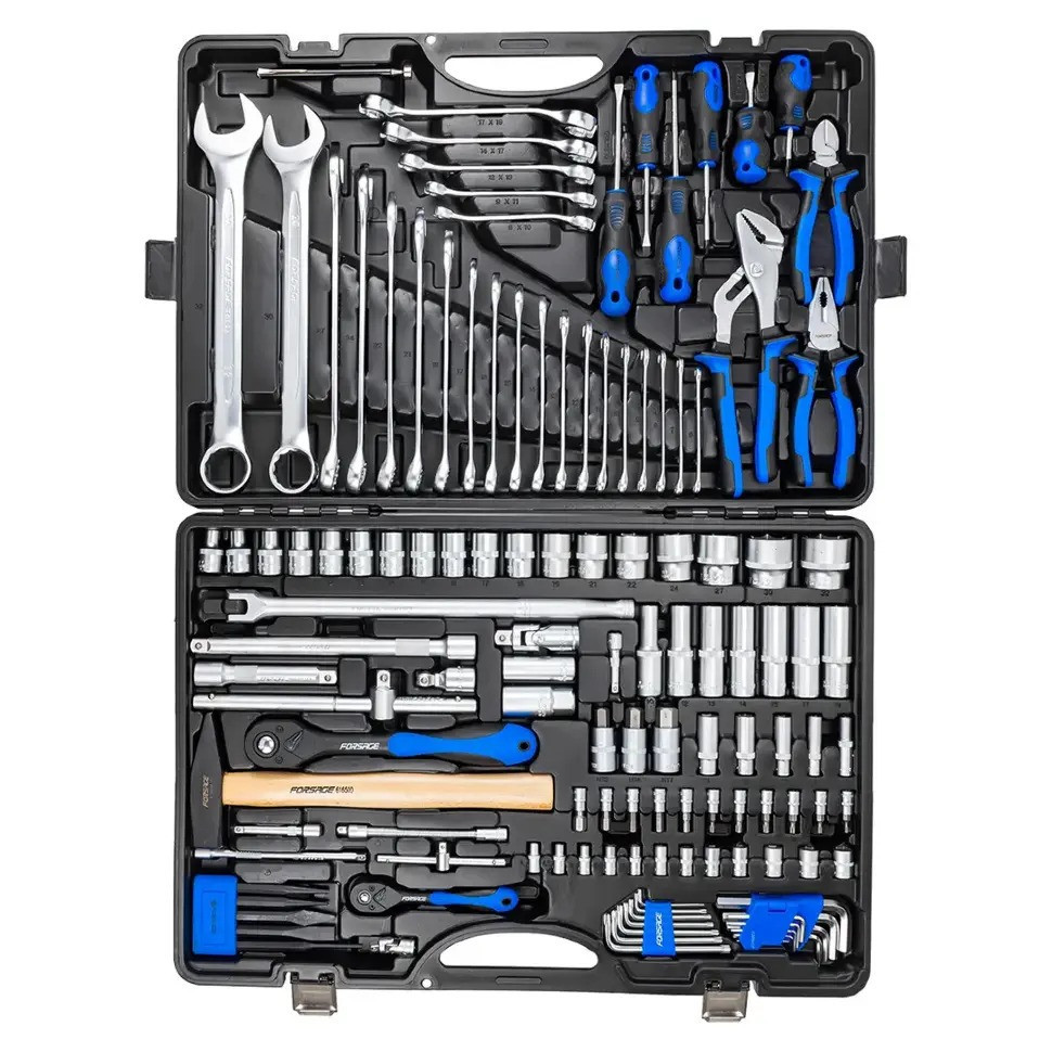 Набір інструментів 128 предметів 1/4'', 1/2'' FORSAGE F-41282-5 Одеса - фото 1