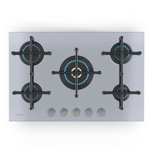 Варочная поверхность Klarstein  Illuminosa 5 5-palnikowa palnik Sabaf stal nierdzewna Киев - изображение 1