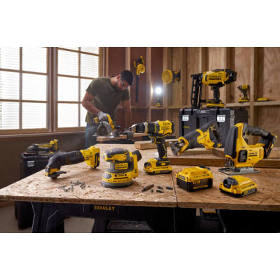 Шлифовальная машина Stanley FatMax полировочная, V20 18В, подошва 254 мм, 2.800 об/мин (без АКБ и ЗУ) (SFMCE100B) Винница - изображение 5