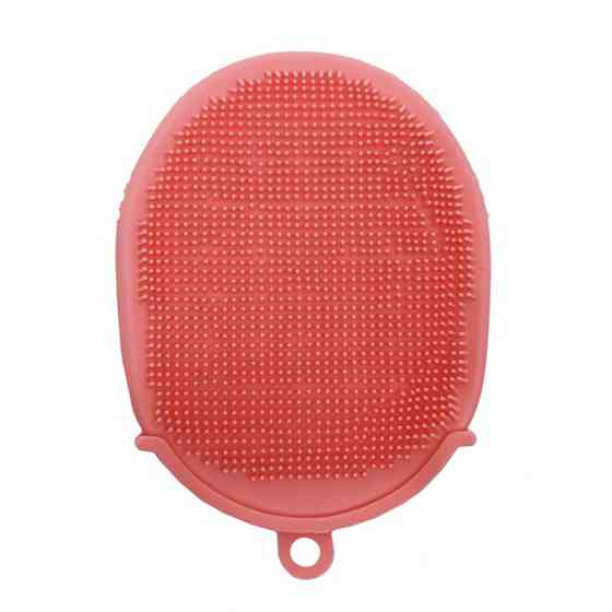 Силіконова мочалка-рукавичка для купання MGZ-0929(Pink) Вінниця