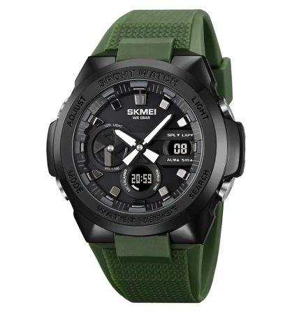 Годинник чоловічий наручний спортивний Skmei 2105 (Зелений) Київ