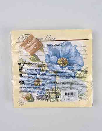 Серветки паперові (ЗХЗЗ, 18 шт.) "Квіткова білизна" Luxy (1 пачка) Харків