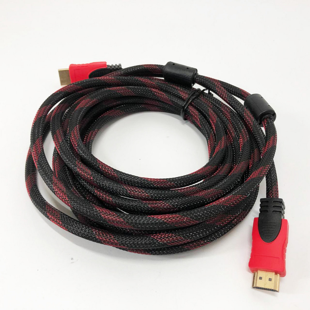 Кабель посилений 5м перехідник адаптер HDMI-HDMI тато-тато аудіо відео шнур в обмотці BM-50 Львів - фото 14