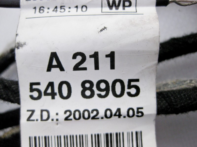Mercedes-Benz  A2115408905 Джгут електропроводки стелі E-Class W211 CLS C219 Одеса - фото 3