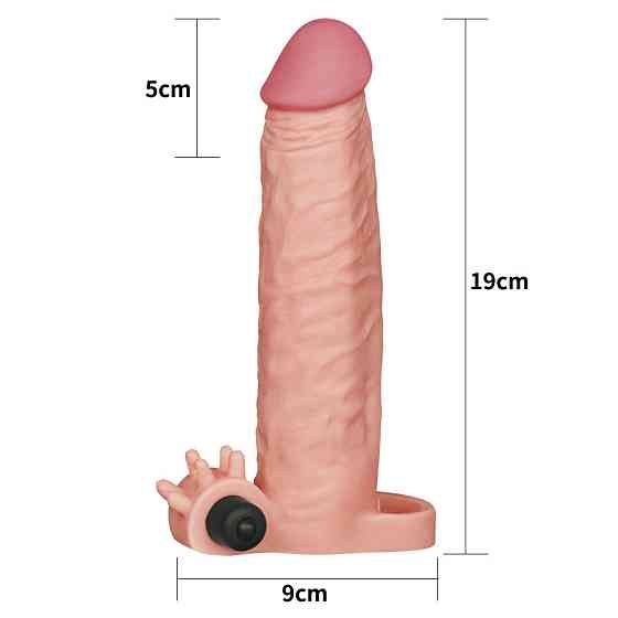 Насадка на член - Pleasure X-Tender Vibrating Penis Sleeve Add 2