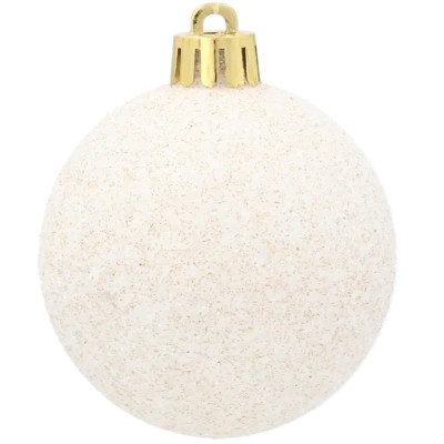 Ялинкова іграшка Chomik пластикові кульки компл. 16 шт, 6см, шампань (5900779853140_1) Вінниця - фото 4