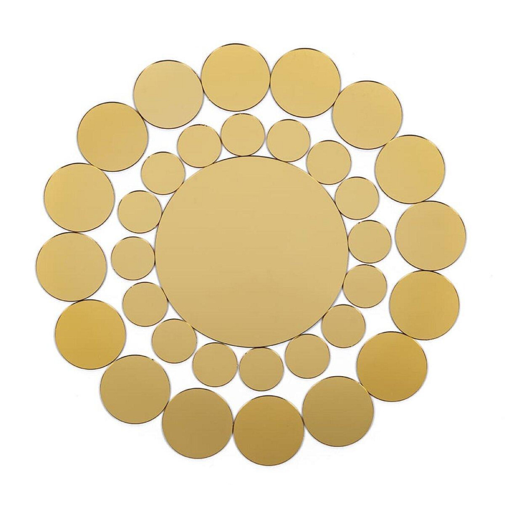 Зеркальный декор акриловый самоклеющийся золото,33шт (D) SW-00002499 Днепр - изображение 1