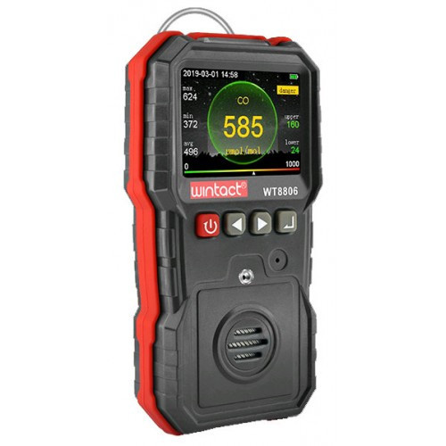 Детектор угарного газа CO (0-1000 μmol/mol) WINTACT WT8806 Одесса - изображение 6